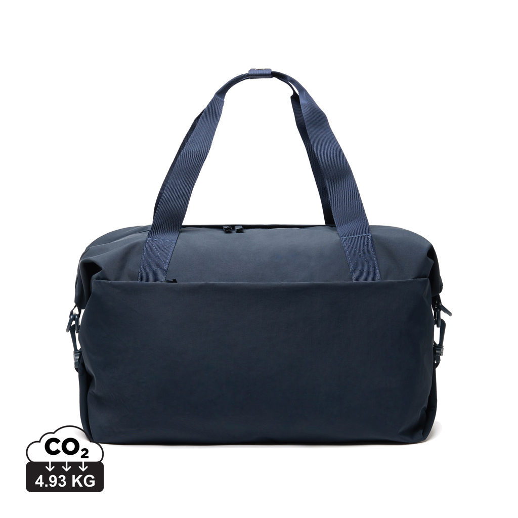 Sac week-end personnalisé nylon recyclé Kento Urban Bleu marine